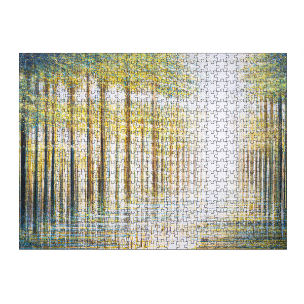 artboxONE Puzzle "Lichttanz durch den Wald" artboxONE - Natur - Wald,Wald,Wald,Sinlight,Bäume,Sonnenschein - Bild wald