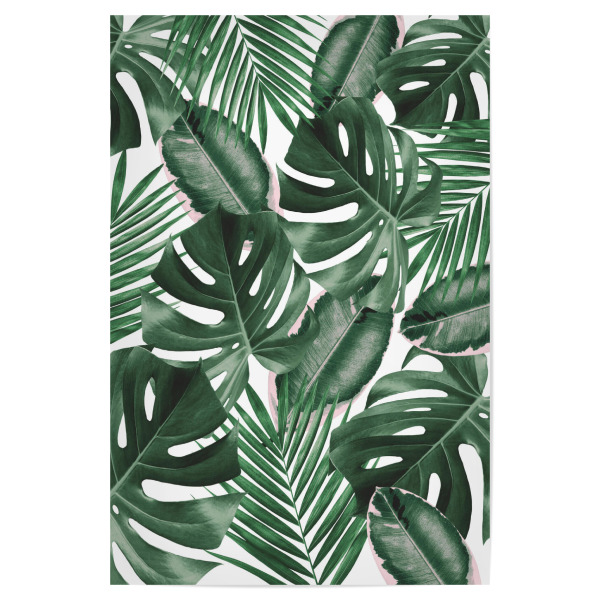 Poster 30x20 cm "Botanical pattern F" artboxONE - Floral - Natur,Blumen,Fotografie,Illustration,Geometrisch,Aquarell,Malerei,Tropisch,Blätter