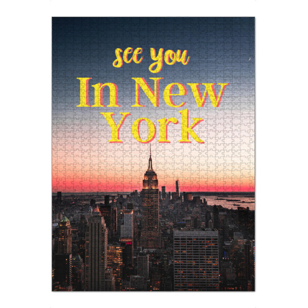 Puzzle Ravensburger "See you in new york" artboxONE - Städte / New York,Architektur,Reise / Länder,Lustig