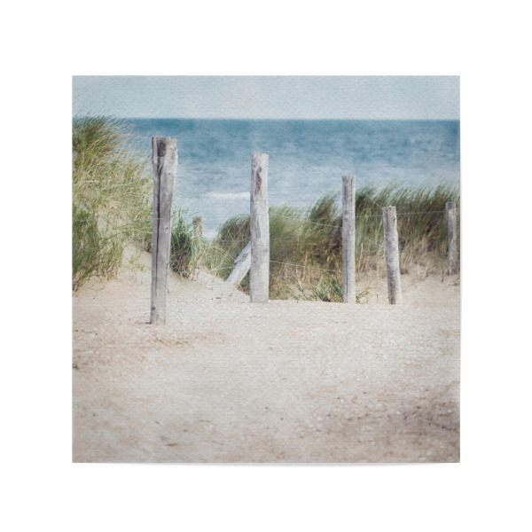 Poster 20x20 cm "Dünen" artboxONE - Natur,Reise / Strand und Meer - Meer,Strand,Sand,Sanddünen,Zäune,Entspannen,Urlaub,Ruhe