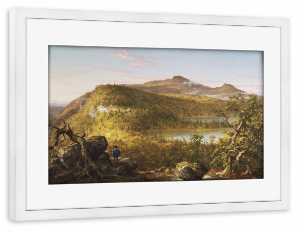 Poster mit Rahmen weiß "Catskill-Berge" artboxONE - Natur,Reise,Reise / Länder