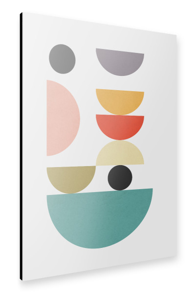 Alu-Dibond "Harmony of circles E" 30x20 cm artboxONE