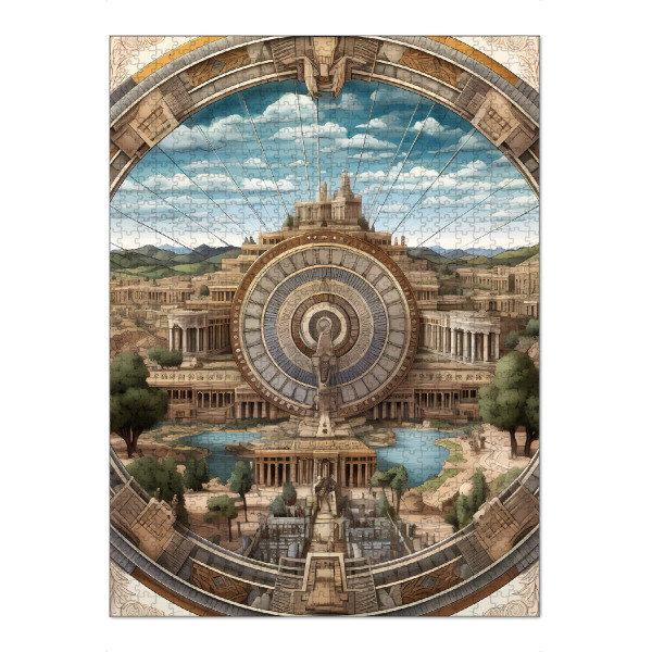 Puzzle Ravensburger "Zivilisationen - Ephesus" artboxONE - Städte,Abstrakt,Architektur