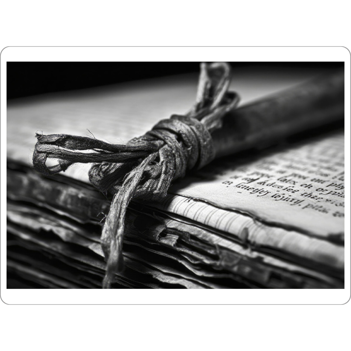 Tischset "Monochrome Impressions (Three)" artboxONE - Abstrakt,Schwarzweiß