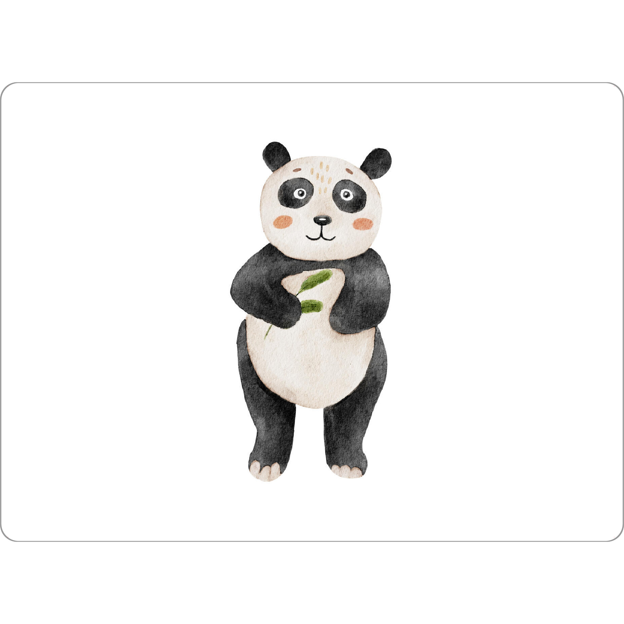 Tischset "Aquarell-Panda-Design" artboxONE - Für Kinder,Tiere