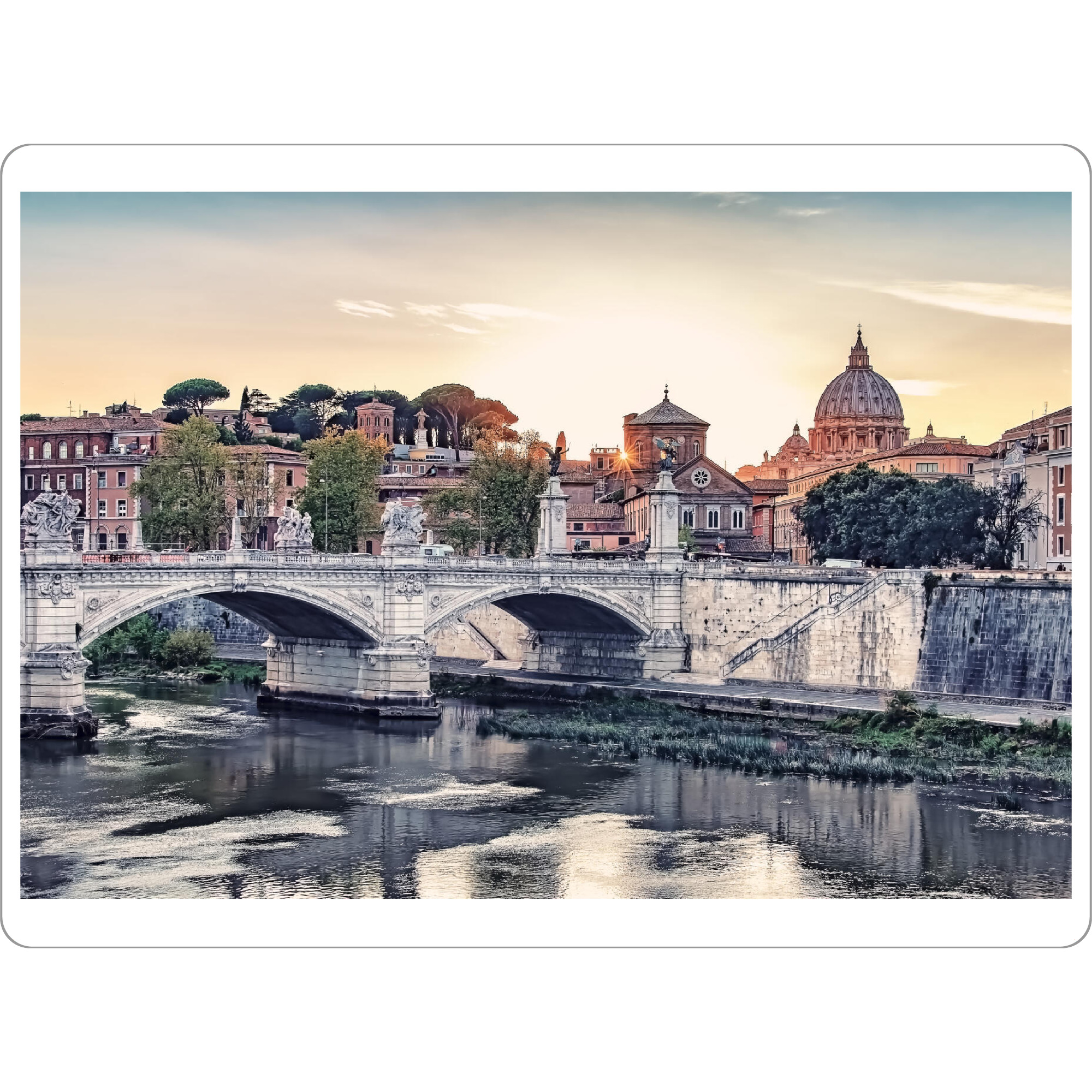 Tischset "La Città Eterna" artboxONE - Städte,Reise,Architektur,Reise / Länder,Städte / Rom