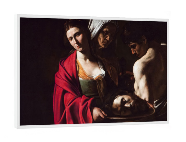 Poster mit weißem Rahmen "Salome mit Kopf" artboxONE - Menschen,Für Mama,Für Papa,Männer