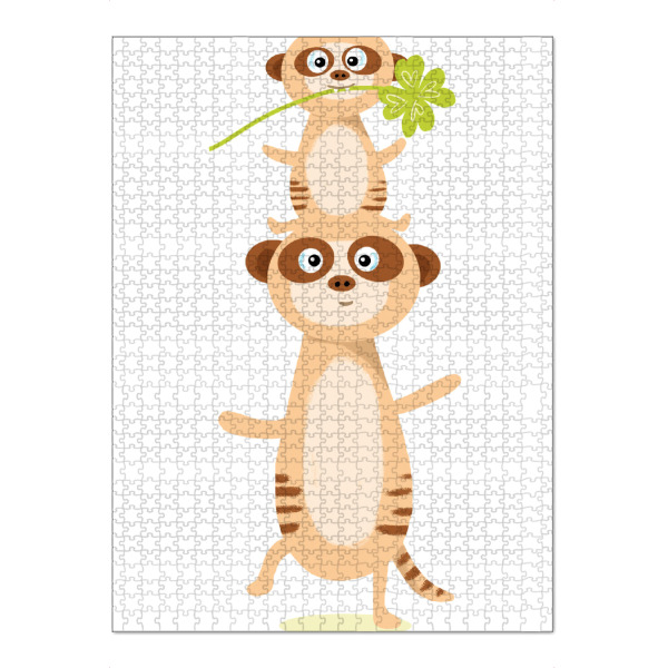 Puzzle Ravensburger "Viel Glück" artboxONE - Für Kinder,Tiere
