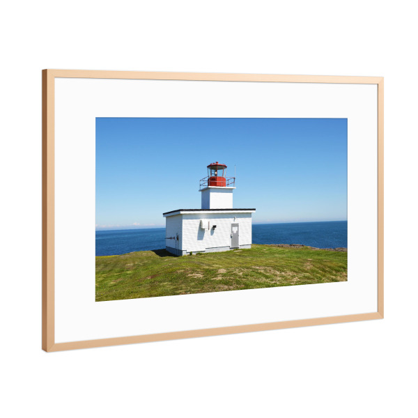 Poster mit Rahmen Kupfer "The Brier Island Lighthouse" artboxONE - Reise,Architektur,Reise / Strand und Meer,Reise / Länder