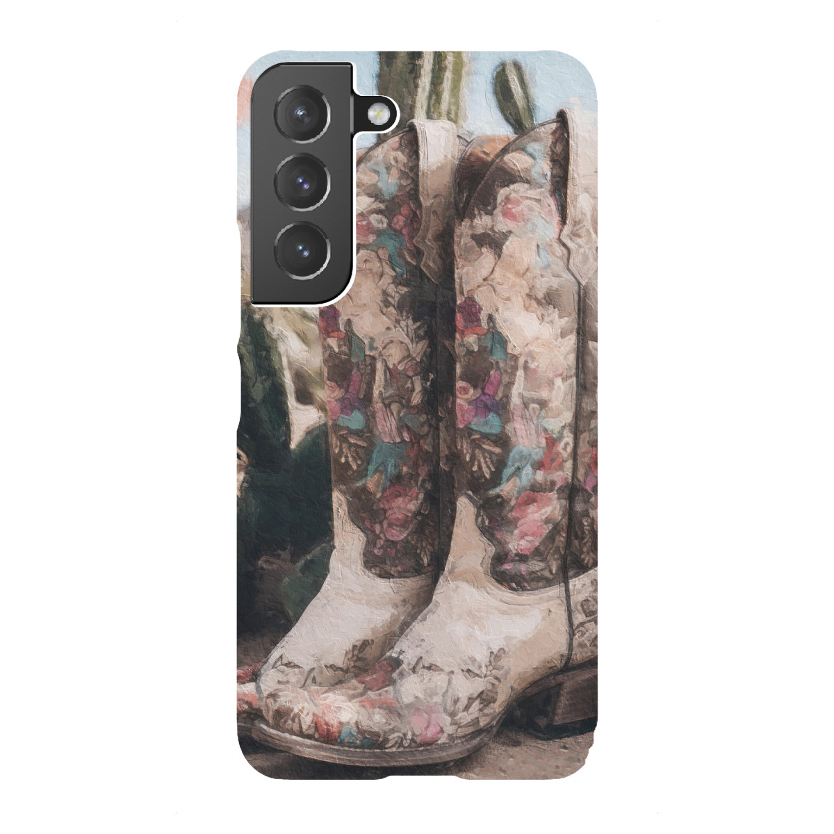 Samsung Galaxy "Cowgirl-Stiefel G" Premium-Case Handyhülle artboxONE