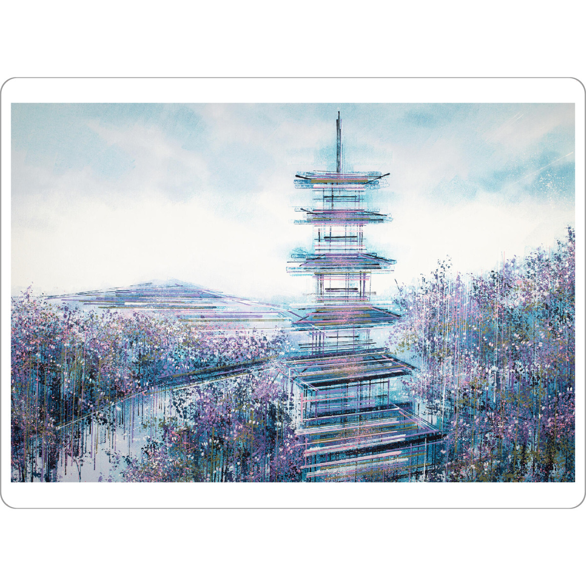 Tischset "Japanischer Tempel" artboxONE - Städte,Natur,Floral,Architektur,Reise / Asien