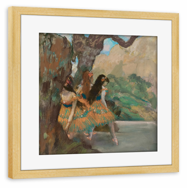 Poster mit Rahmen kiefer "Balletttänzer" artboxONE - Musik,Liebe,Für Mama,Für Papa