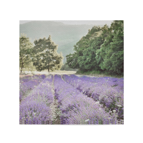 Poster 20x20 cm "Lavendelfeld G" artboxONE - Natur,Floral - Blumen,Botanisch,Feld,Wald,Wald,Lavendel,Landschaft