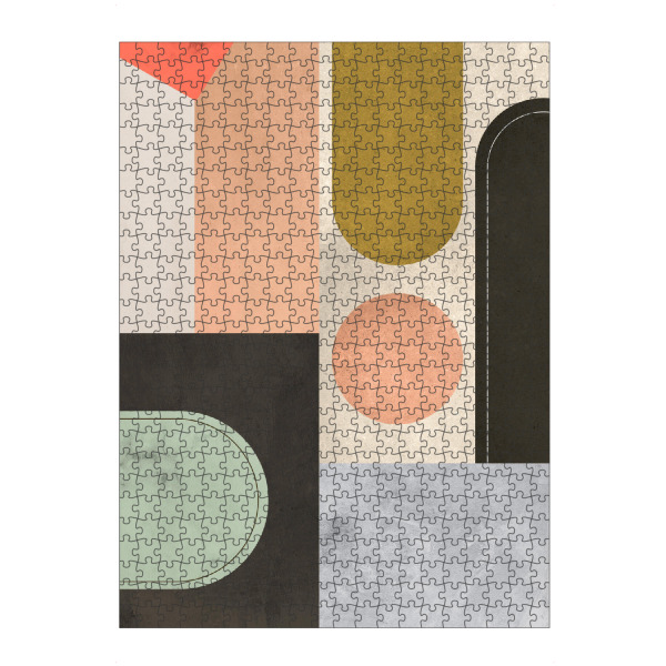 Puzzle Ravensburger "Mitte des Jahrhunderts C" artboxONE - Abstrakt,Geometrie
