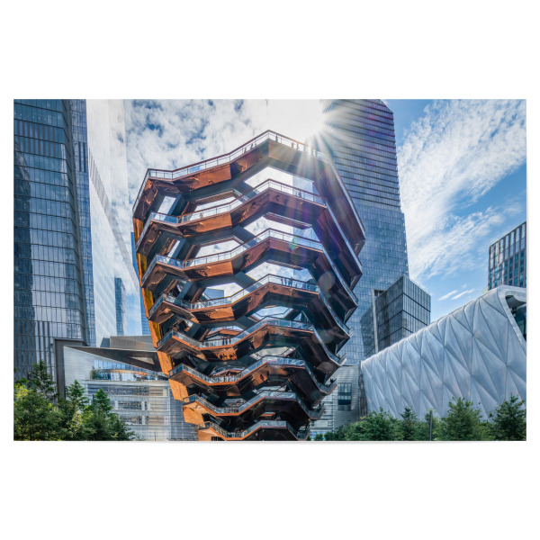Poster 30x20 cm "Hudson yards NYC" artboxONE - Städte / New York,Architektur,Reise / Länder