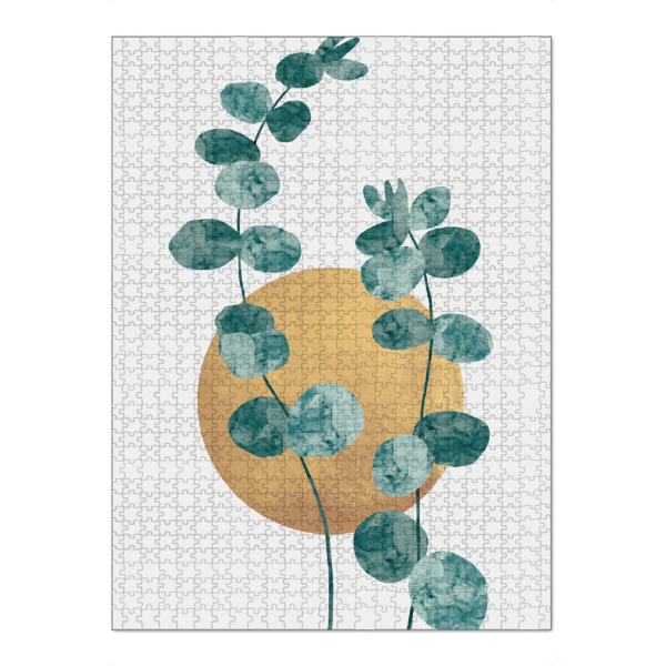 Puzzle Ravensburger "Geometric and botanical I" artboxONE - Natur,Floral