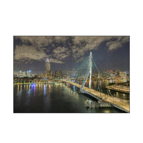 artboxONE Puzzle "Rotterdam bei Nacht" artboxONE - Städte,Reise,Architektur