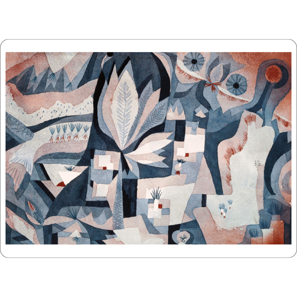 Tischset "Trockener, kühlerer Garten" artboxONE - Abstrakt,Geometrie,Für Mama,Für Papa,Galaxy