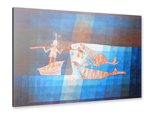 Alu-Dibond "Kampfszene" 30x20 cm artboxONE
