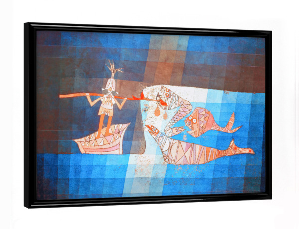 Poster mit schwarzem Rahmen "Kampfszene" artboxONE - Natur,Abstrakt,Reise / Strand und Meer,Für Mama,Für Papa