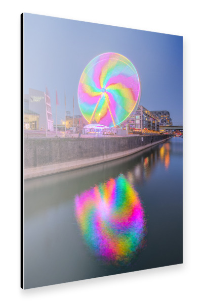 Alu-Dibond "Kölner Riesenrad" 30x20 cm artboxONE