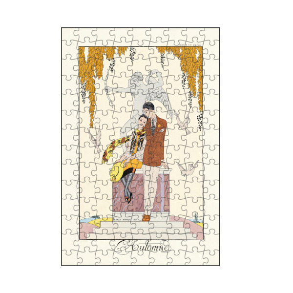 artboxONE Puzzle "George Barbier - Herbst" artboxONE - Natur,Menschen,Liebe