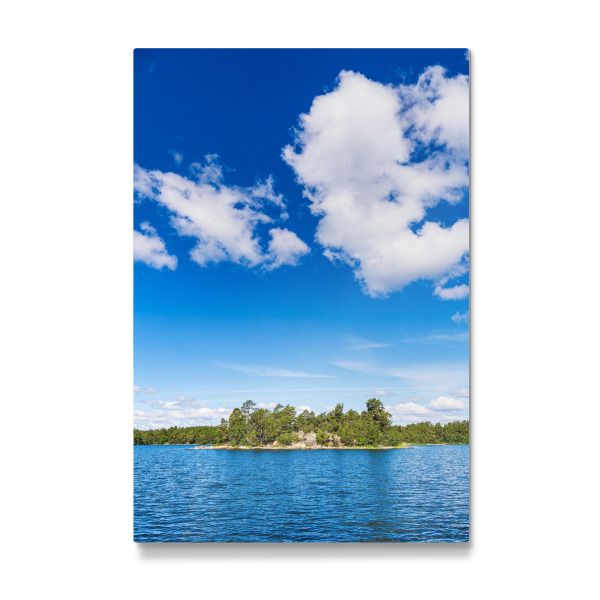 Galerie-Print "Wolken, Ostsee, Bäume, Felsen" 30x20 cm artboxONE