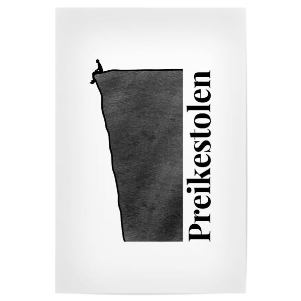 Poster 30x20 cm "Preikestolen" artboxONE - Städte,Natur,Reise,Reise / Länder