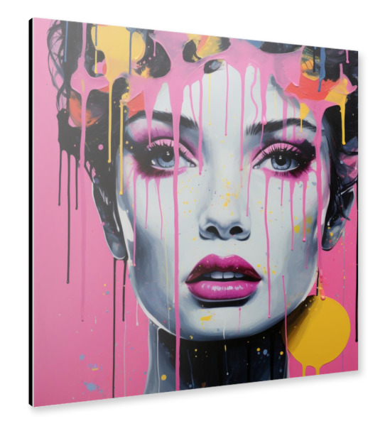 Alu-Dibond "POP DREAMS" 30x30 cm artboxONE