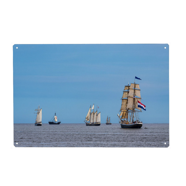 Holzbild "Windjammer zur Hanse Sail" artboxONE - Natur,Reise,Reise / Strand und Meer