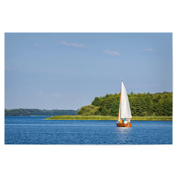 Poster "Segelboot auf dem Schaalsee" artboxONE - Natur,Reise