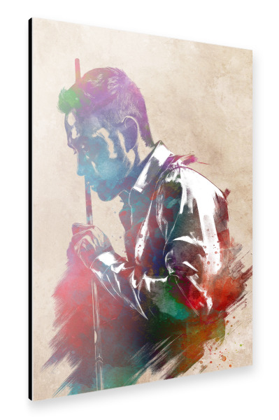 Alu-Dibond "Billard Sportart A" 30x20 cm artboxONE