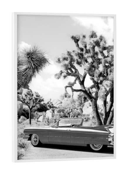 Poster mit weißem Rahmen "Vintage Road Trip – SW" artboxONE - Natur,Reise,Für Kinder,Automobile,Für Papa