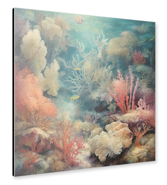 Alu-Dibond "Unterwasserwelt D" 30x30 cm artboxONE