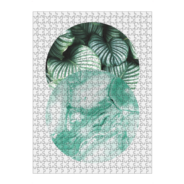 artboxONE Puzzle "Geometric and botanical D" artboxONE - Floral,Geometrie