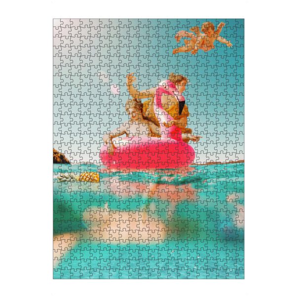 Puzzle Ravensburger "Vintage-Sommer" artboxONE - Reise / Strand und Meer,Lustig