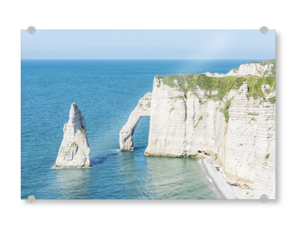 Acrylglasbild "Klippen von Etretat" artboxONE - Natur,Reise,Reise / Strand und Meer,Für Mama,Für Papa