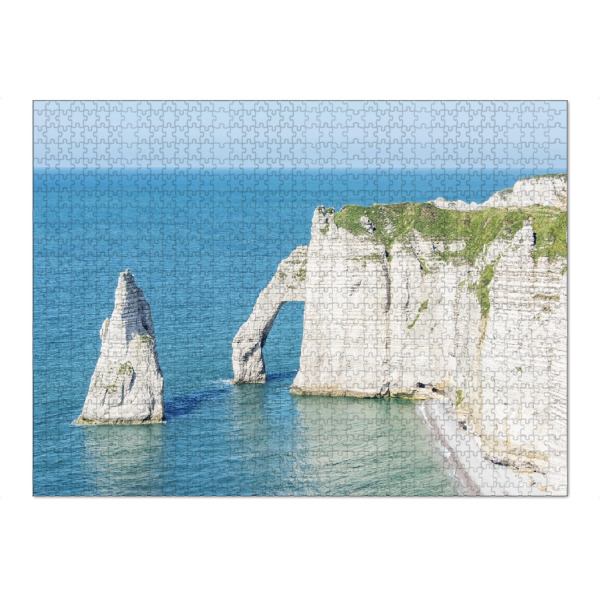Puzzle Ravensburger "Klippen von Etretat" artboxONE - Natur,Reise,Reise / Strand und Meer,Für Mama,Für Papa