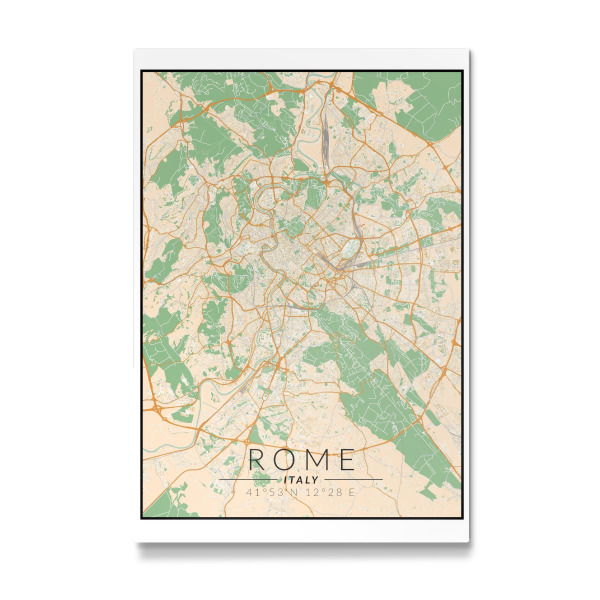 Galerie-Print "Rom-Vintage-Karte" 30x20 cm artboxONE