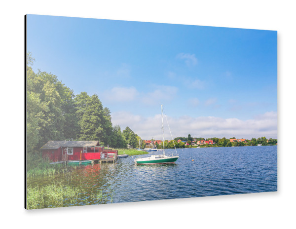Alu-Dibond "Zarrentin am Schaalsee" 30x20 cm artboxONE