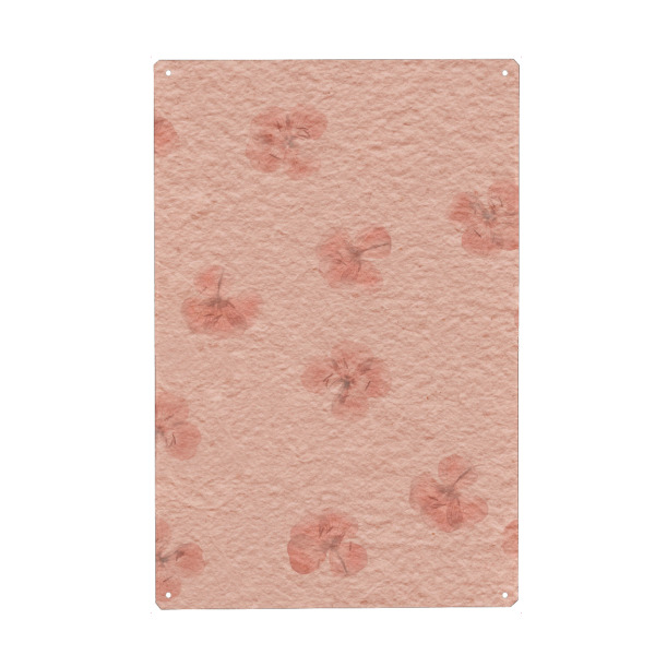 Holzbild "Pfirsiche in der Natur D" artboxONE - Floral,Liebe - Blumen,Blumen,Dekorativ,Muster