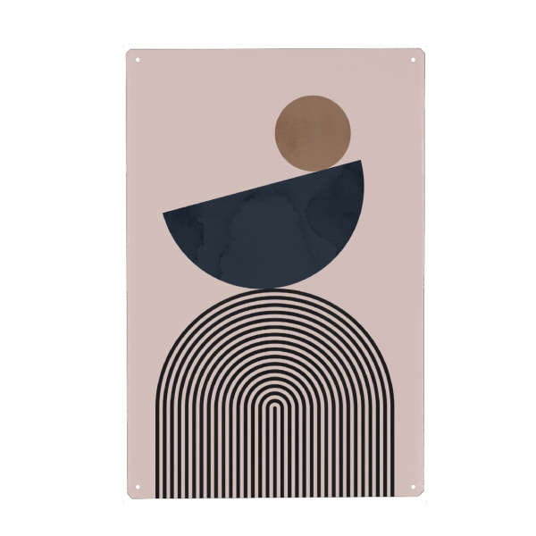 Holzbild "Composition of circles E" artboxONE - Abstrakt,Geometrie