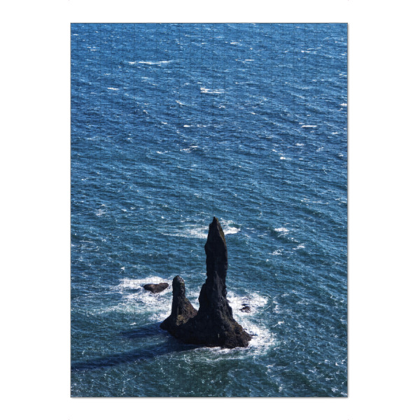 Puzzle Ravensburger "Fels im Meer - Island Nordsee" artboxONE - Natur,Reise,Reise / Strand und Meer