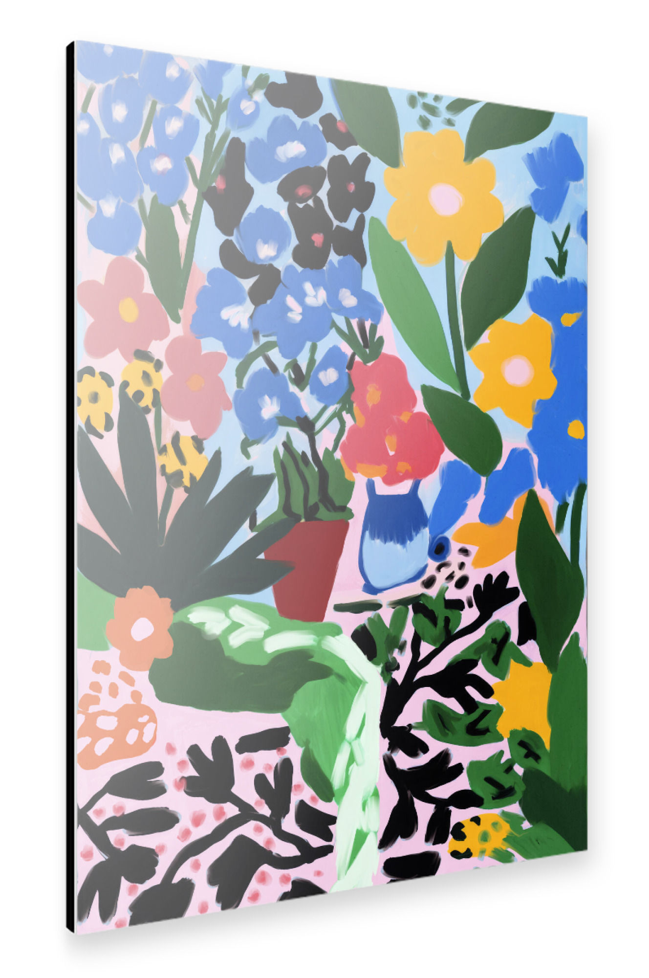 Alu-Dibond "Blumen Impressionen" 30x20 cm artboxONE
