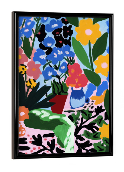 Poster mit schwarzem Rahmen "Blumen Impressionen" artboxONE - Floral,Abstrakt,Für Mama