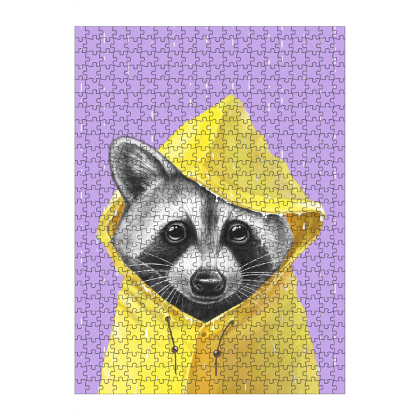 artboxONE Puzzle "Regenwaschbär" artboxONE - Tiere