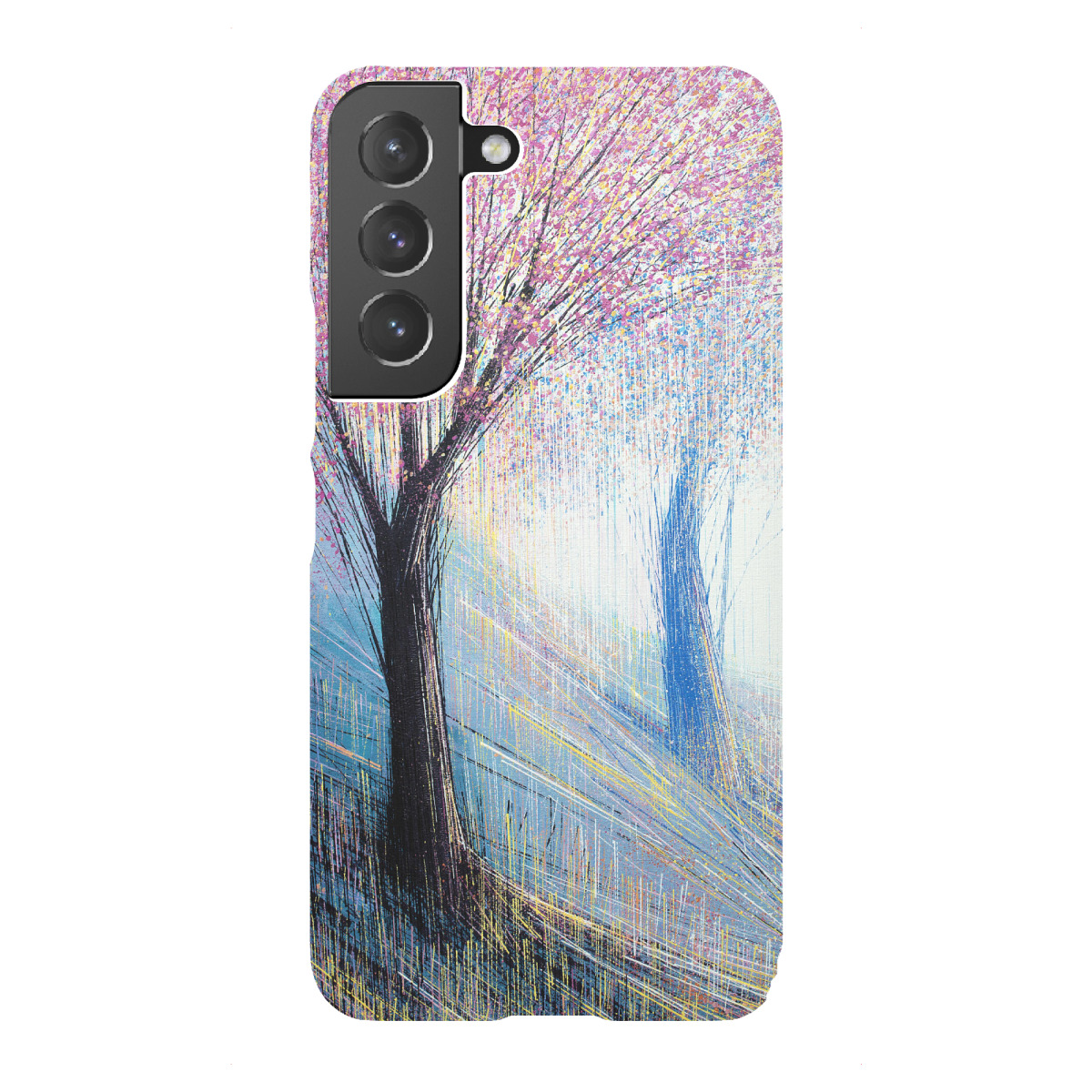 Samsung Galaxy "Blühe mit einem sanften Blau" Premium-Case Handyhülle artboxONE