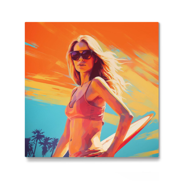Galerie-Print "SURF-SOMMER" 30x30 cm artboxONE