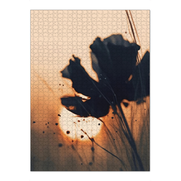 Puzzle Ravensburger "Sonnenuntergang Impression" artboxONE - Natur,Floral,Für Mama