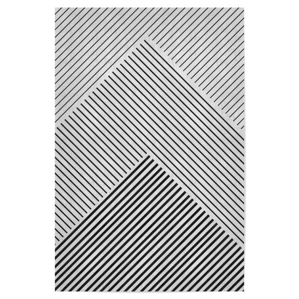 Poster "Line art A" artboxONE - Abstrakt,Geometrie - Minimalistisch,Abstrakt,Formen,Geometrie,Schwarzweiß
